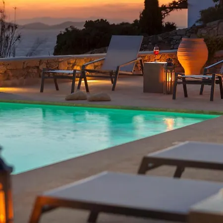 ヴィラ Newly Built Spectacular Sunset At St. John, Mykonos *