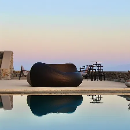 Newly Built Spectacular Sunset At St. John, Mykonos Villa Agios Ioannis Diakoftis