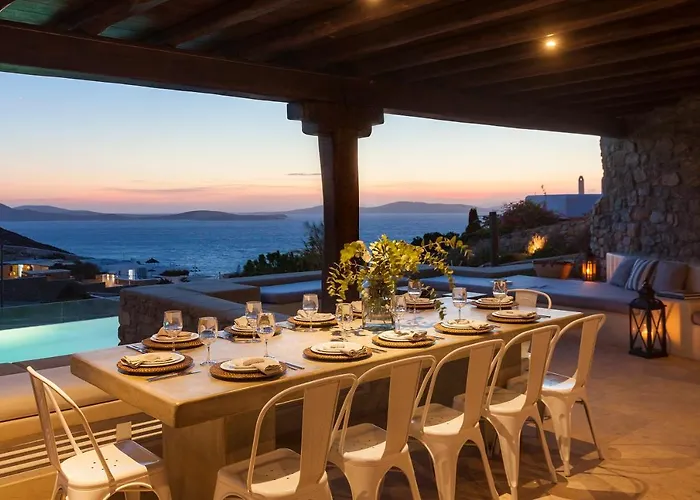 Newly Built Spectacular Sunset At St. John, Mykonos Вилла
