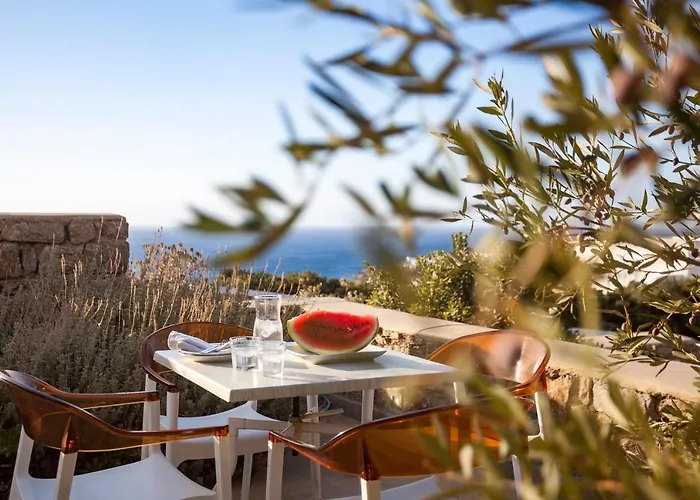 Newly Built Spectacular Sunset At St. John, Mykonos Villa Agios Ioannis Diakoftis