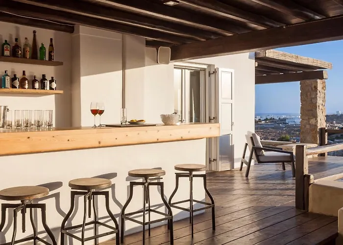 Newly Built Spectacular Sunset At St. John, Mykonos Вилла *