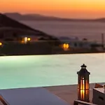 Newly Built Spectacular Sunset At St. John, Mykonos Agios Ioannis Diakoftis