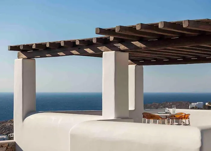 Newly Built Spectacular Sunset At St. John, Mykonos Agios Ioannis Diakoftis