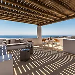 Newly Built Spectacular Sunset At St. John, Mykonos Villa Agios Ioannis Diakoftis