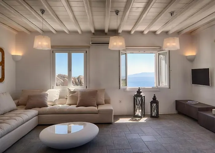 Newly Built Spectacular Sunset At St. John, Mykonos Villa