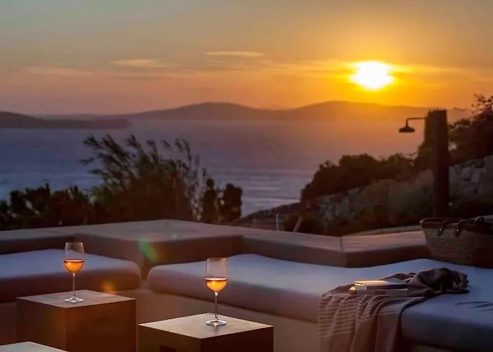 Newly Built Spectacular Sunset At St. John, Mykonos
