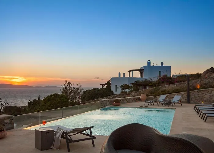 Newly Built Spectacular Sunset At St. John, Mykonos