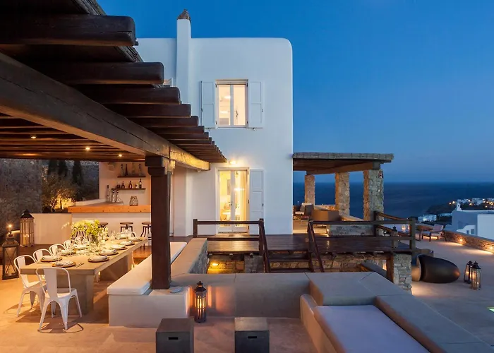 Newly Built Spectacular Sunset At St. John, Mykonos