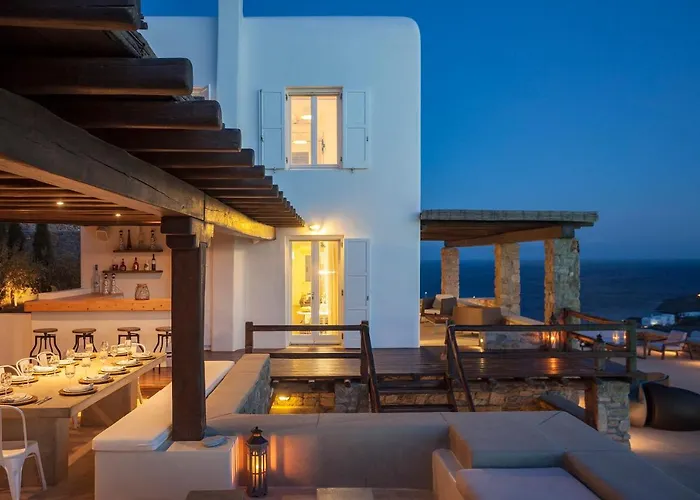 Newly Built Spectacular Sunset At St. John, Mykonos * Agios Ioannis Diakoftis